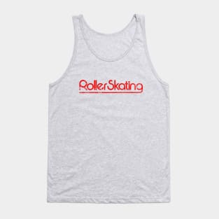 Roller Skating 1970s Mag Logo Tank Top